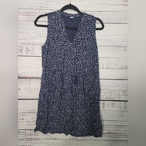 Old Navy S Navy Blue Babydoll Dress